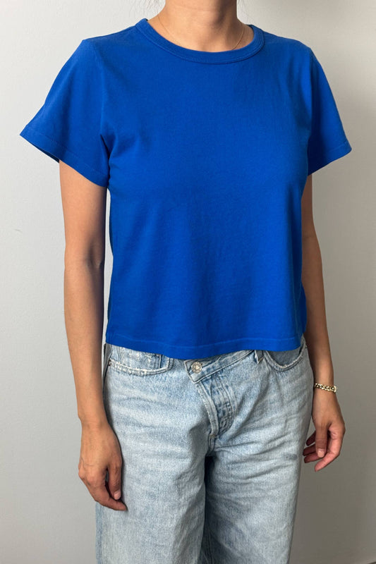 The Little Boy Tee - Cobalt