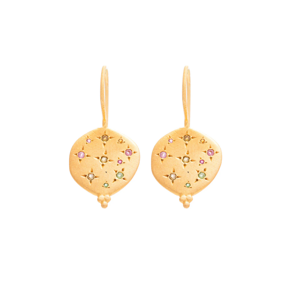 Multi Tourmaline Souk Earrings