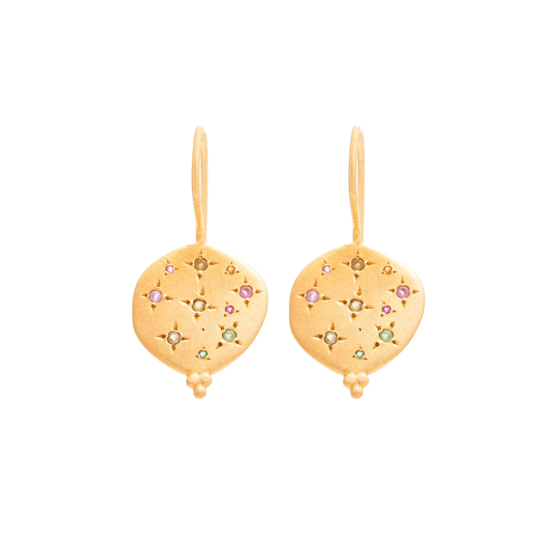 Multi Tourmaline Souk Earrings