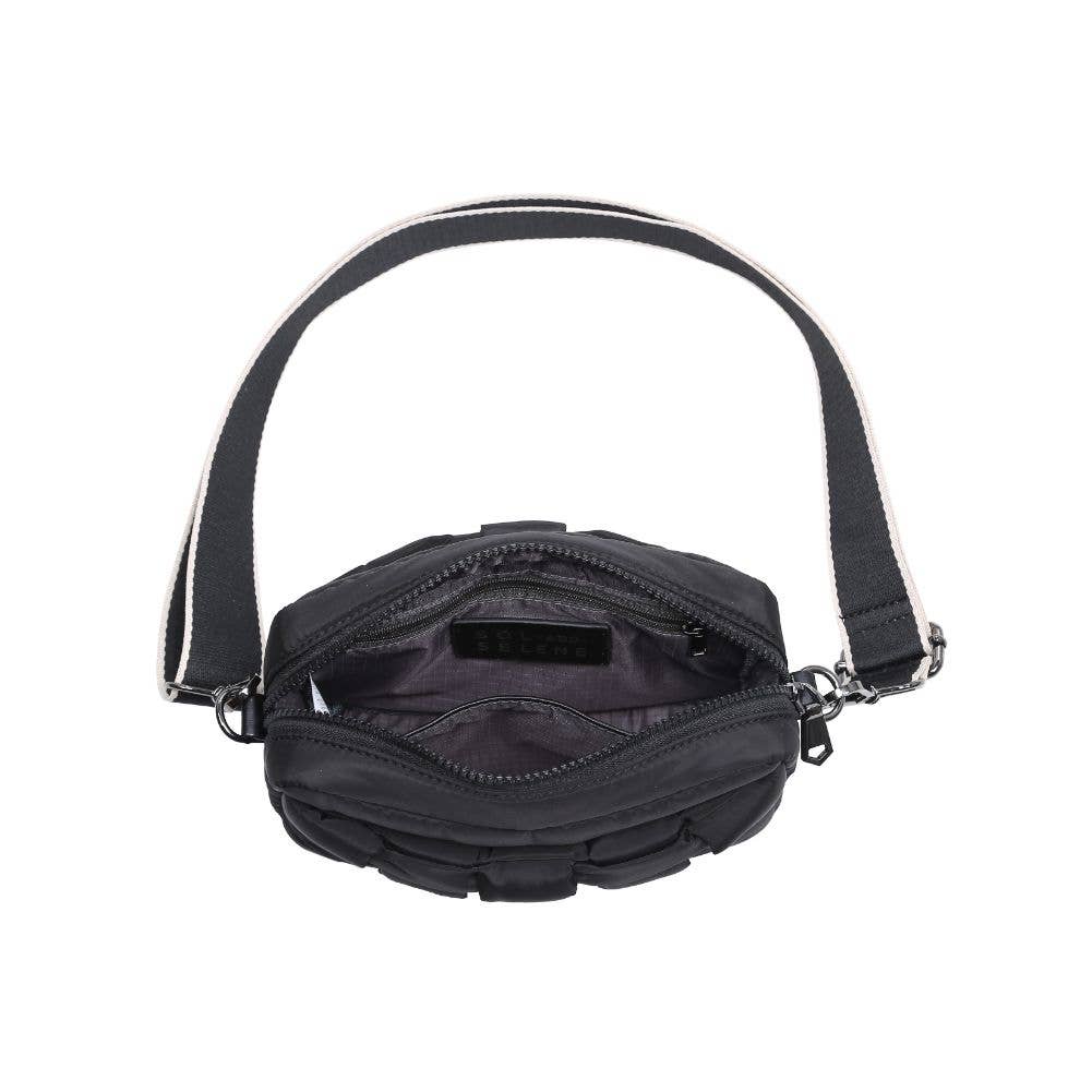 Inspiration - Woven Nylon Crossbody: Black