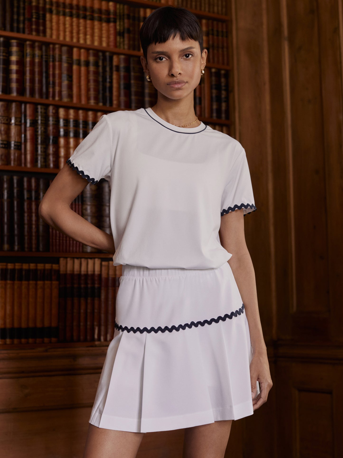 Ayla High Rise Skort 15.5 - White