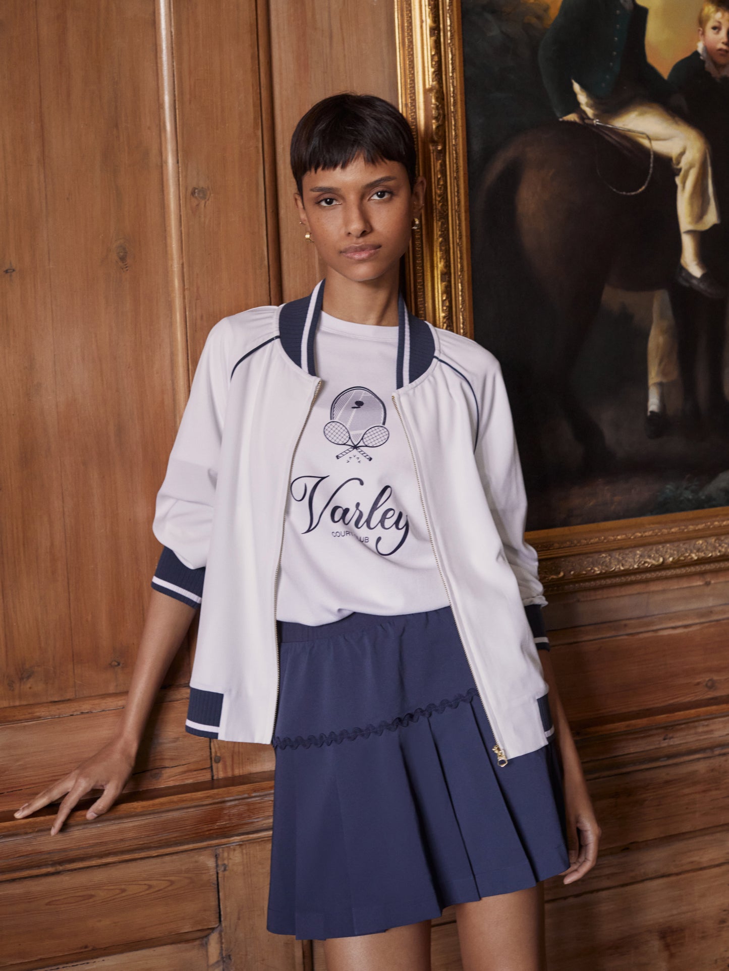 Ayla High Rise Skort 15.5 - Blue Nights