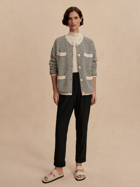 Tidewell Textured Knit Cardigan - Birch
