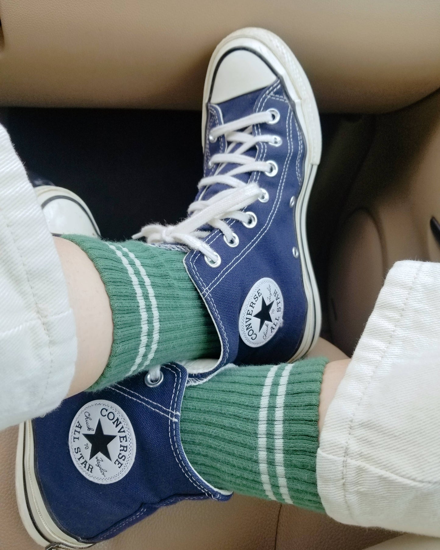 Boyfriend Socks - Meadow