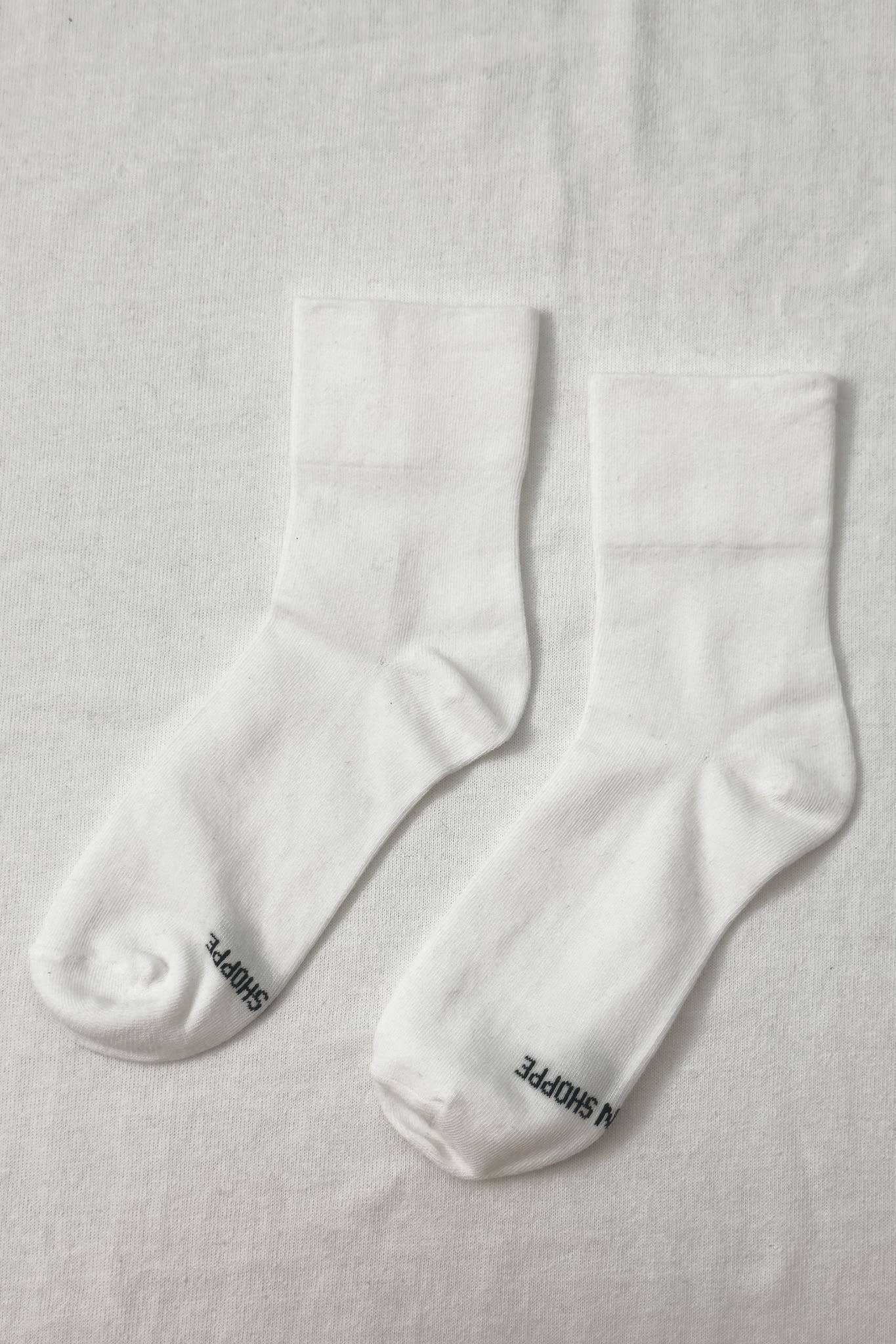 Sneaker Socks: Ht. Grey