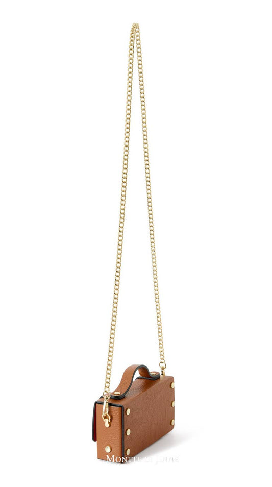 Mini Box Bag – Dark Tan