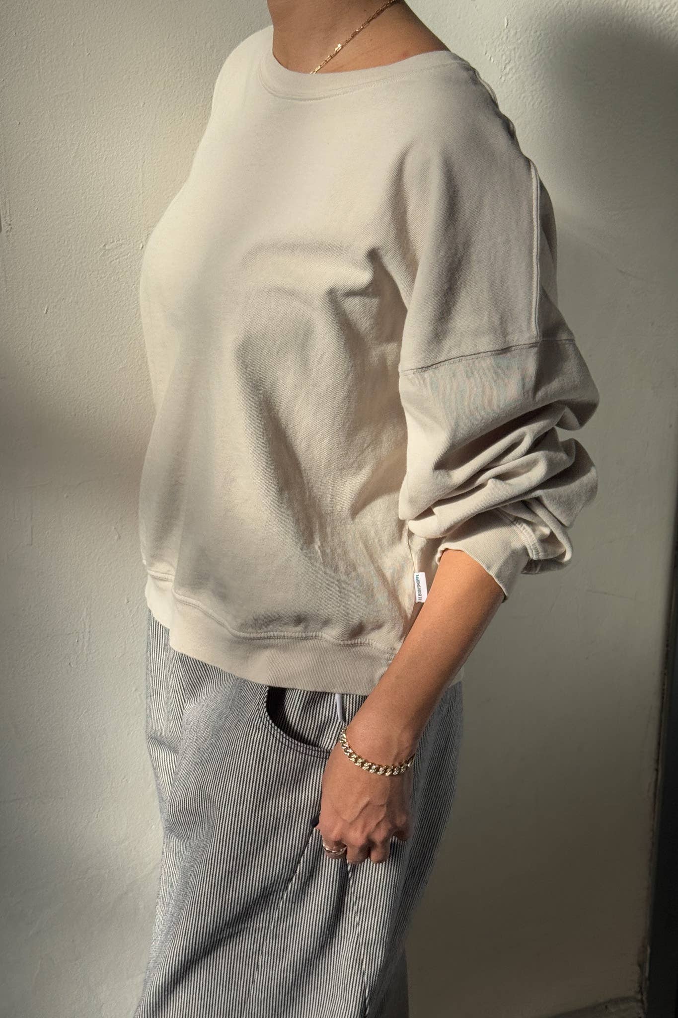 Cali Jersey Sweatshirt - Rice