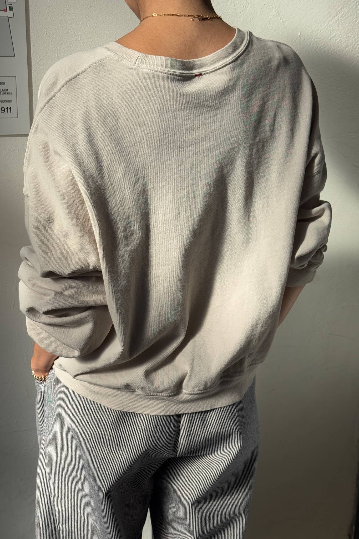 Cali Jersey Sweatshirt - Rice