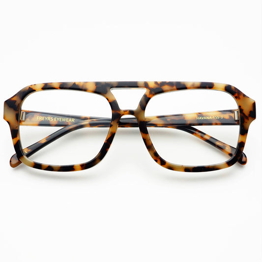 Havana Blue Light Eyeglasses - Milky Tortoise