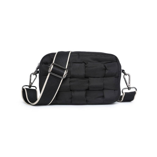 Inspiration - Woven Nylon Crossbody -Black