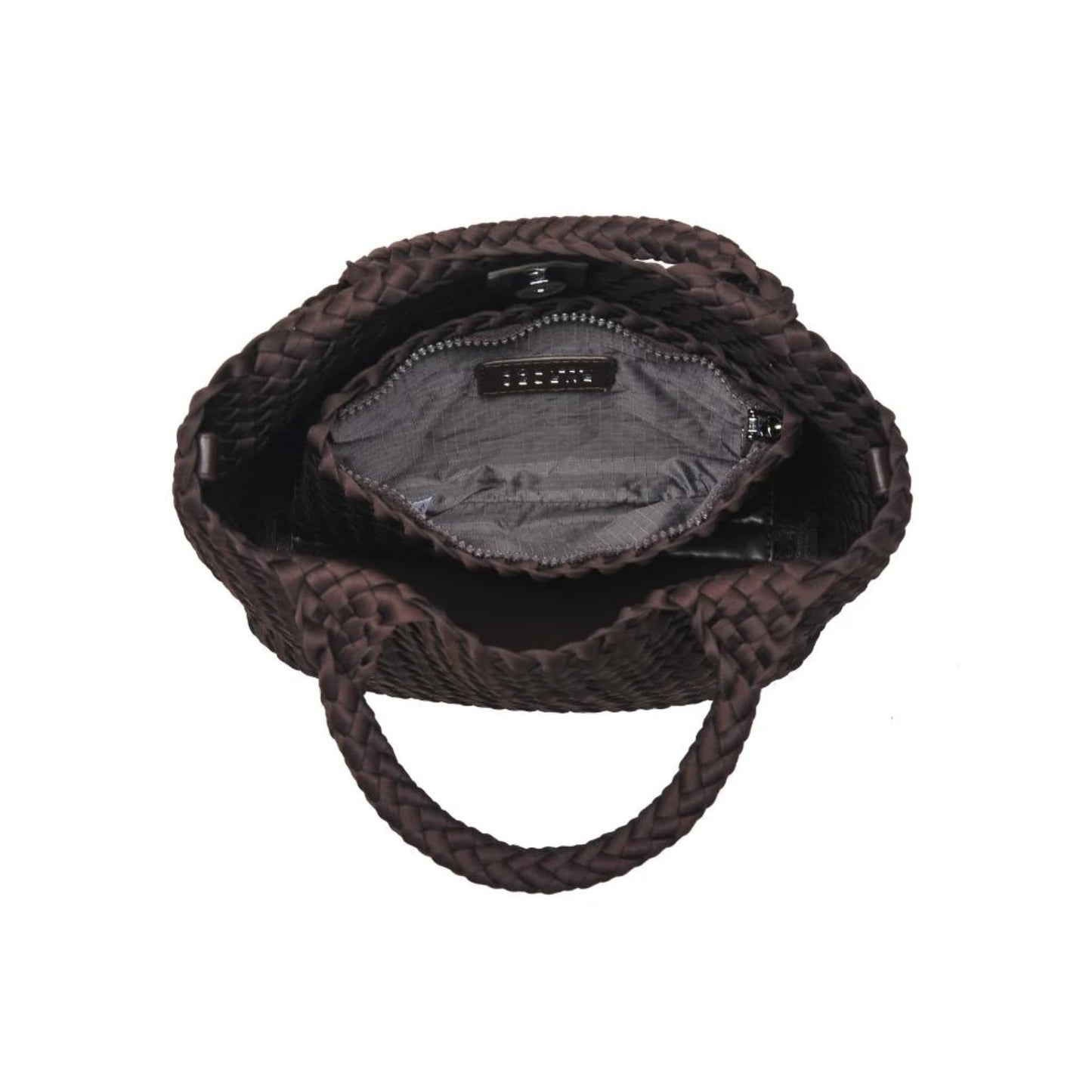 Sky's The Limit - Small Woven Neoprene Crossbody - Chocolate