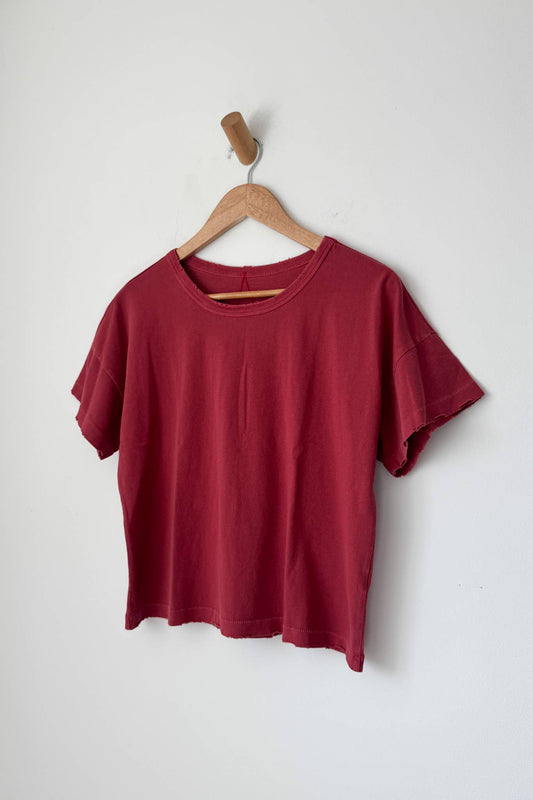 Fille Tee - Crayon Red