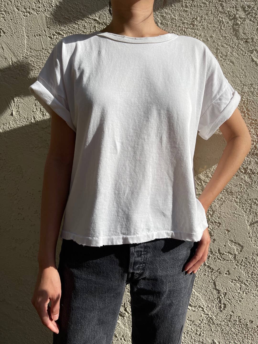 Fille Tee - Clean White