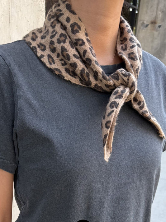 Cashmere Bandana: LEOPARD