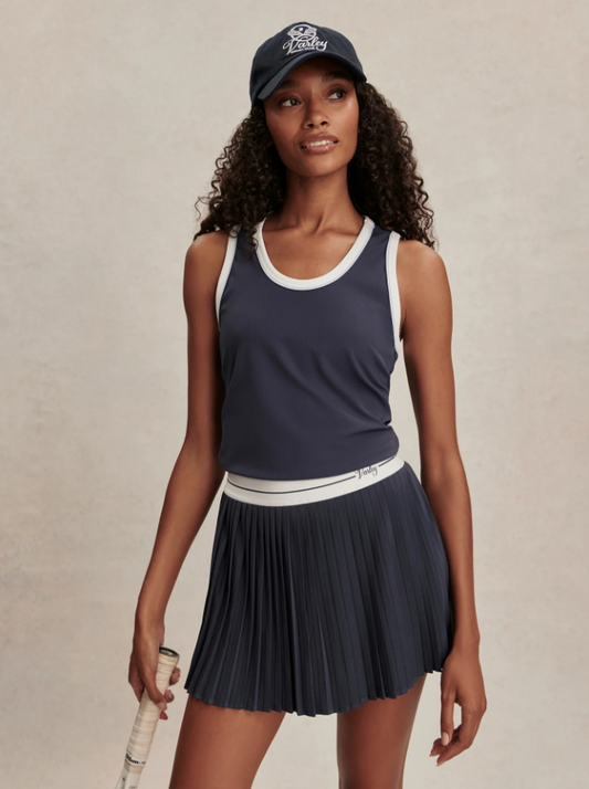 Clemency Mid Rise Skort 13.5 - Blue Nights