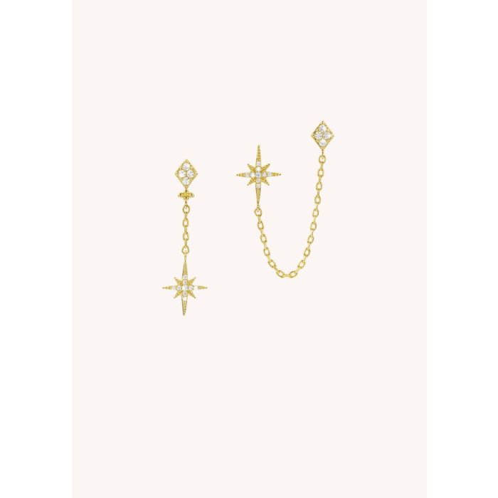 Dancing Diwali Earrings - Gold-Plated