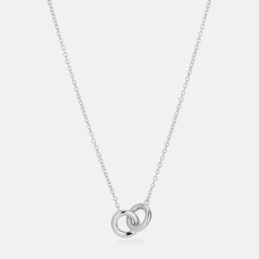 Embrace Silver Necklace - 42cm + ext