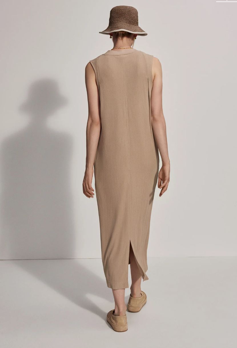 Kayla Midi Dress - Simply Taupe