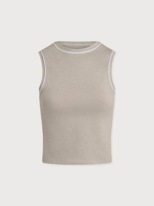 Lettie Tank - Pebble Marl