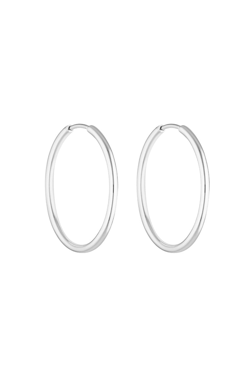 90's Hoops 30mm - Silver