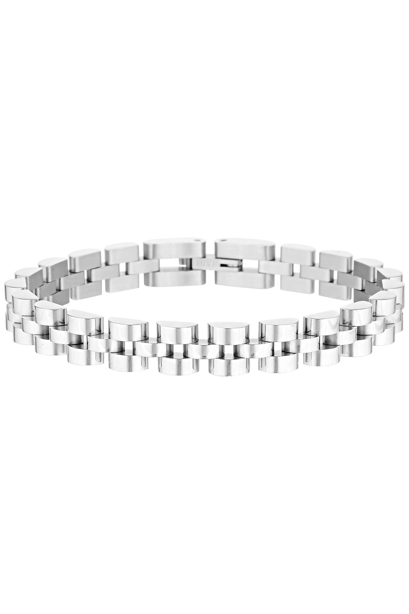 Baby Link Bracelet - White/Gold