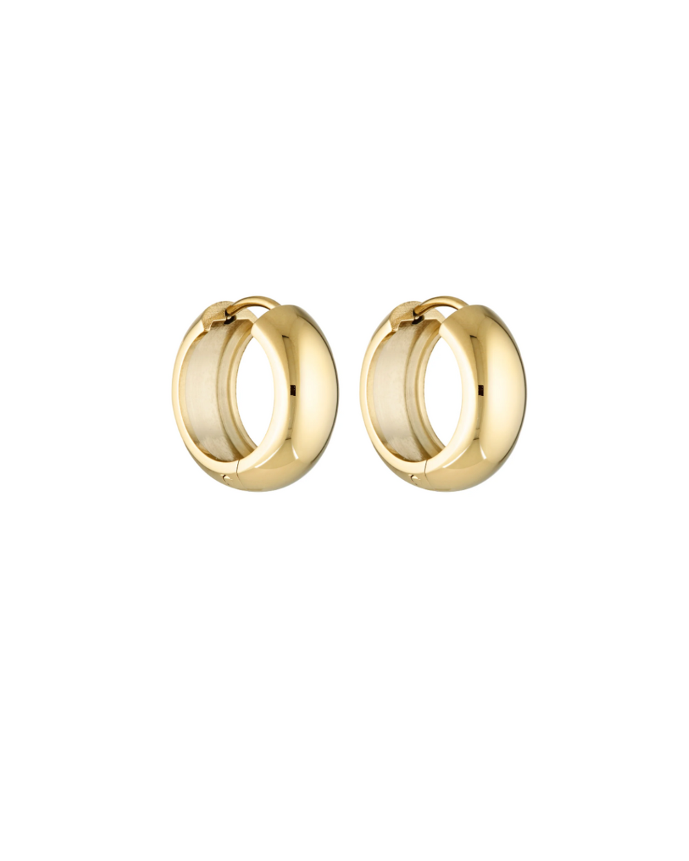 Petite Thick Huggies - Gold 18mm