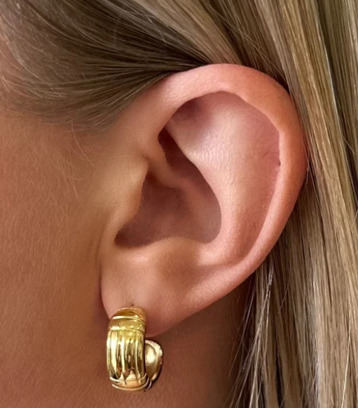 Podium Hoop Earrings