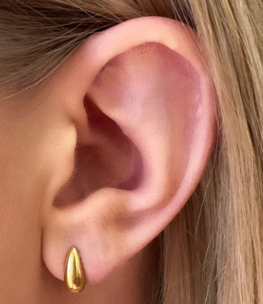 Swift Stud Earrings - Gold