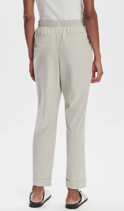 Alana Slim Tapered Cuff Pant 29" - Sage Grey