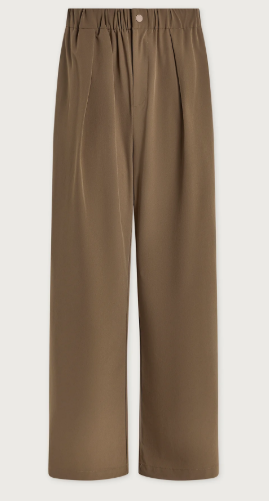 Kayson Wide Leg 32 - Taupe Stone