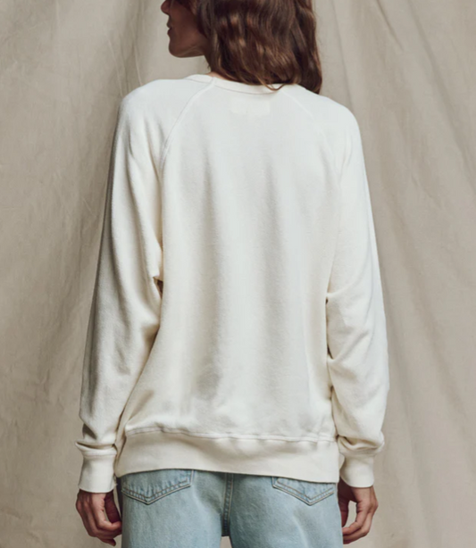 The College Sweatshirt - White Washed