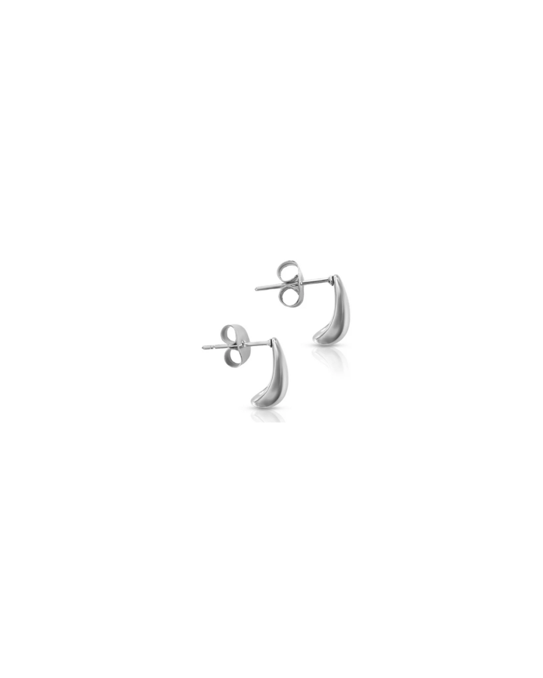 Swift Stud Earrings - Silver