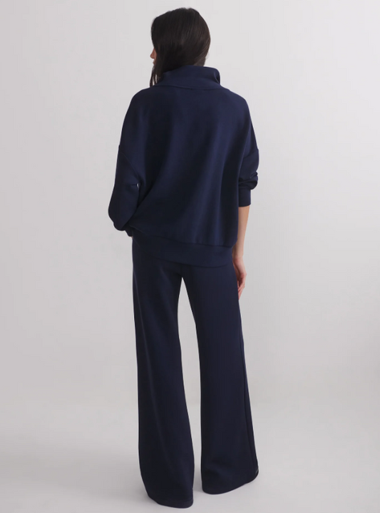 The Extra Wide Leg Pant 29.5 - Navy