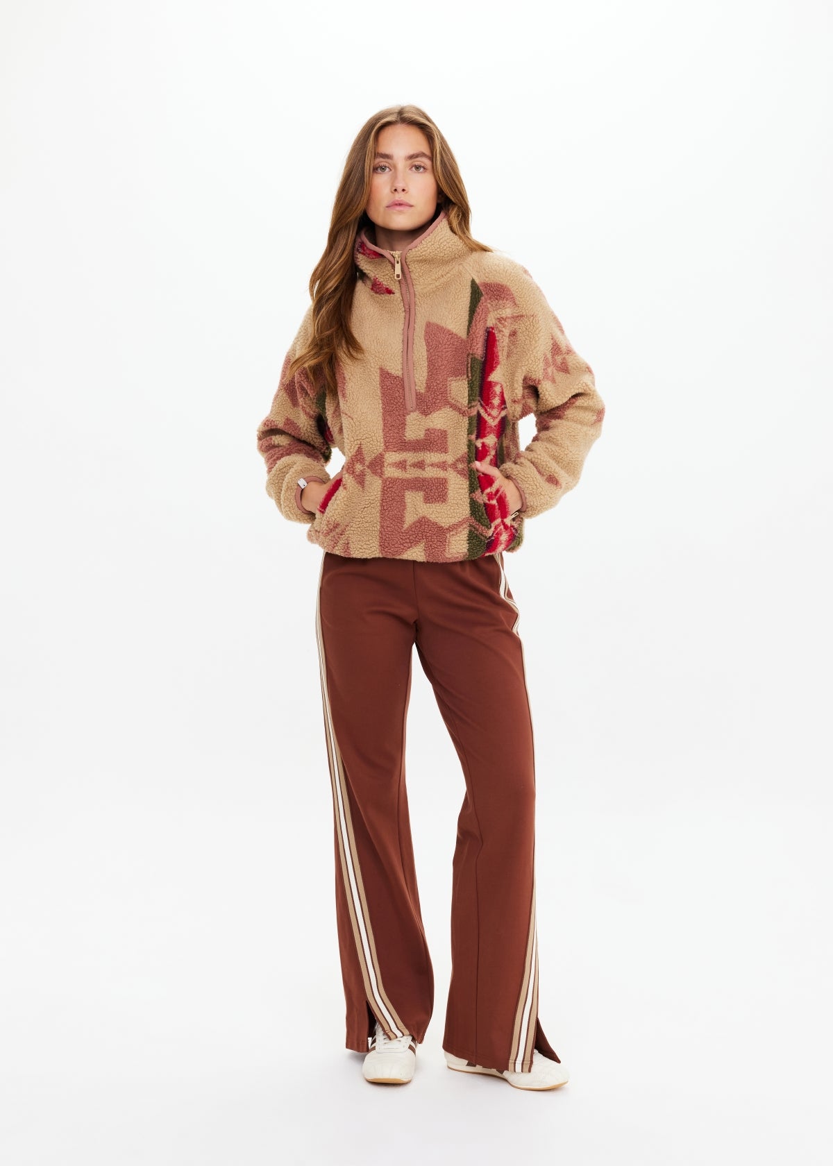 Totem Harlow Fleece Pullover - Rosewater