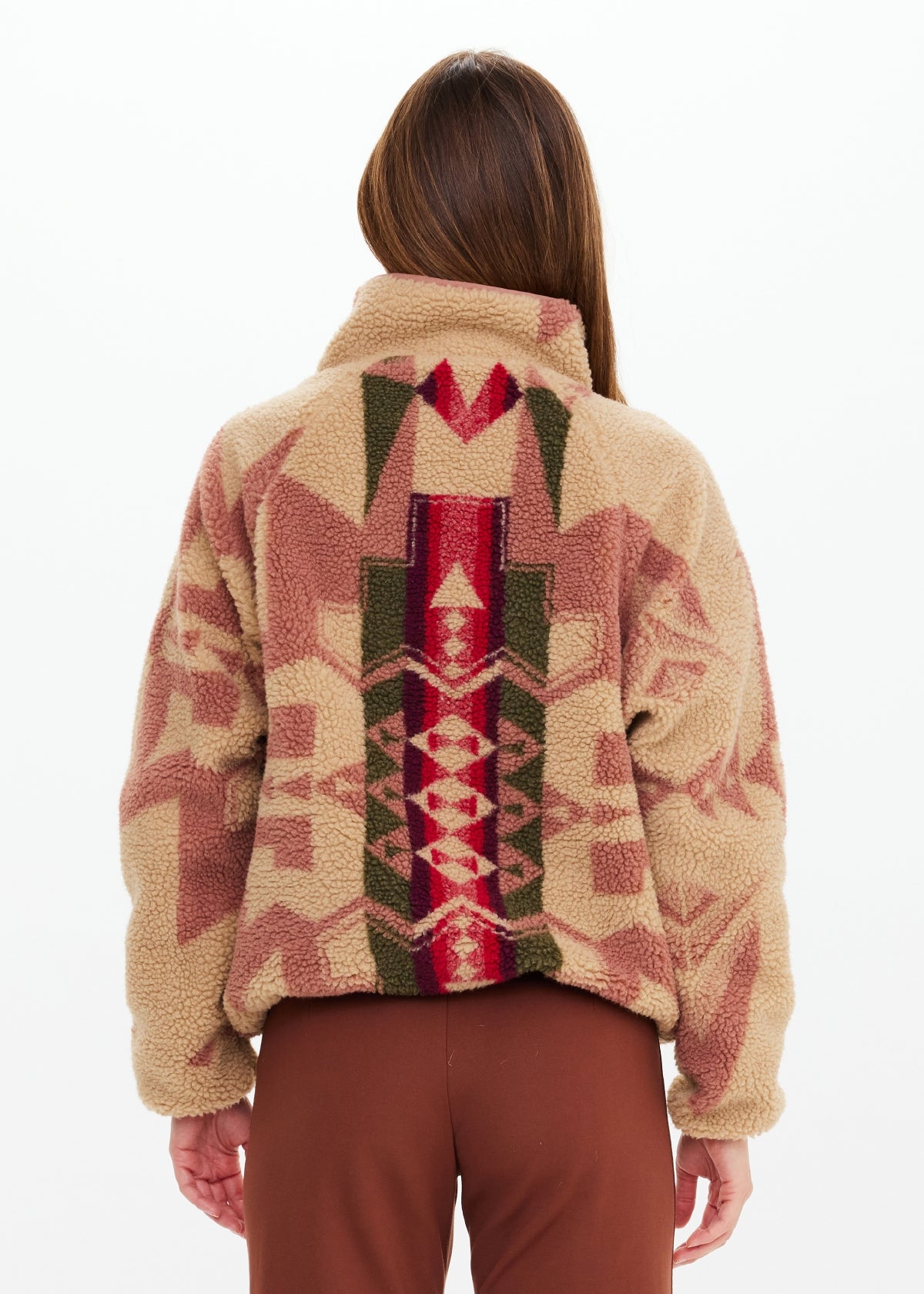 Totem Harlow Fleece Pullover - Rosewater