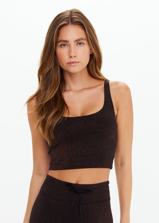 Arizona Scoop Neck Lucia Crop - Bronze