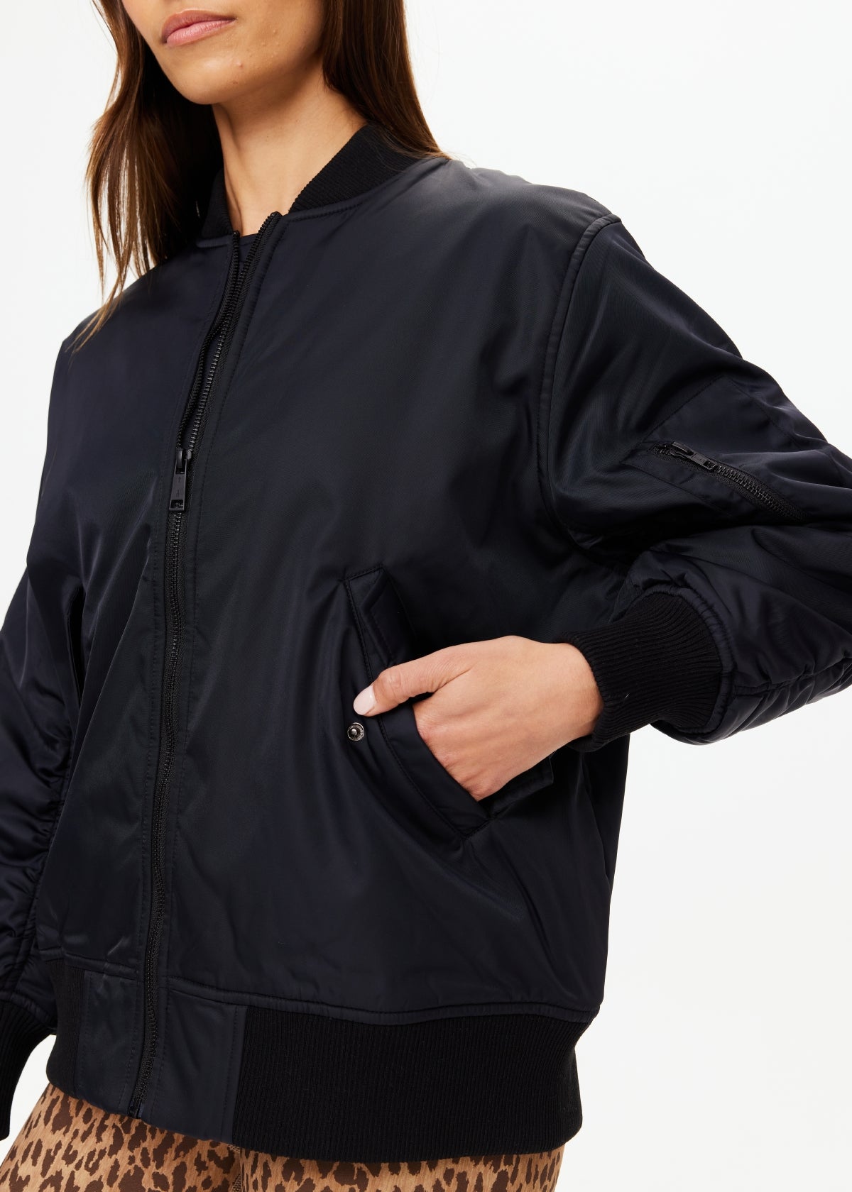 Tribute Bomber Jacket - Black