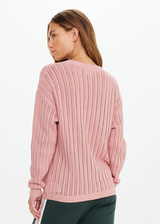 Glory Chesca Knit Top - Peony