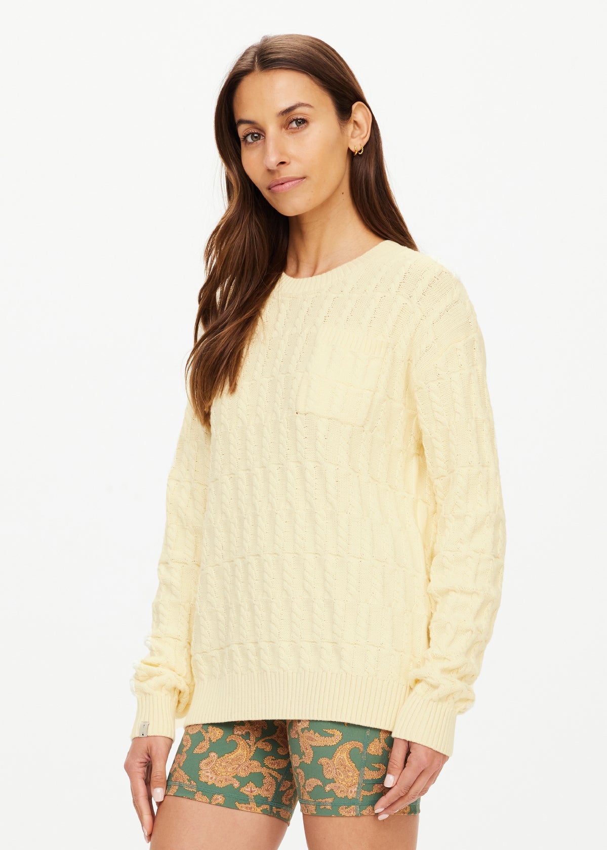 Boo Cable Knit Sweater - Butter