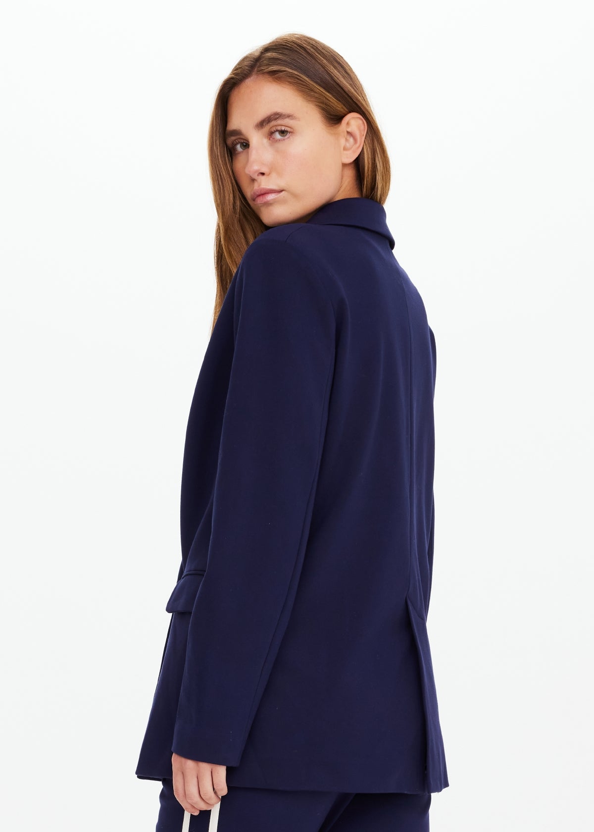 Double Breasted Blazer - Navy