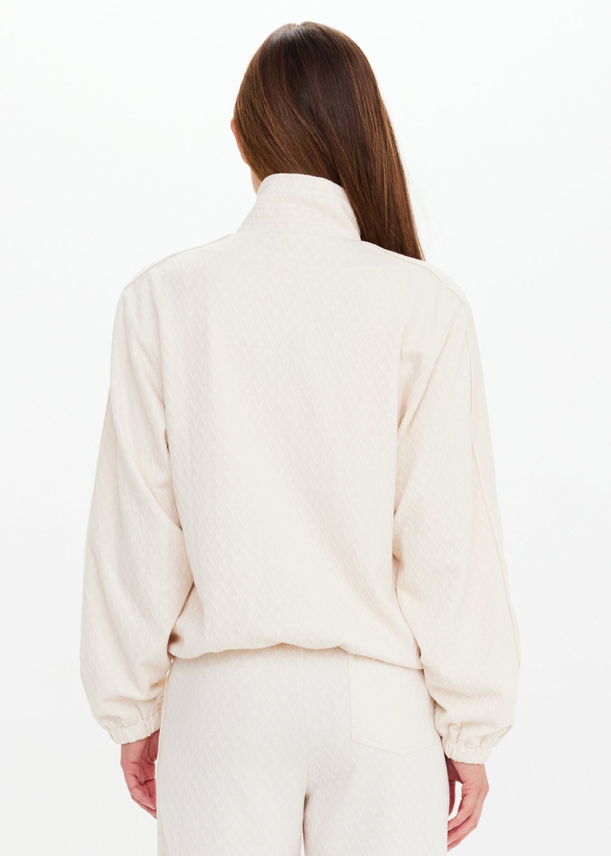 Bow and Arrow Fringe Zip Jacket - Natural