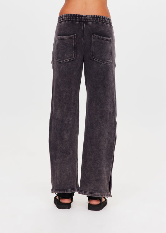 Cosmic Wide Led Shana Pant - Washed Black