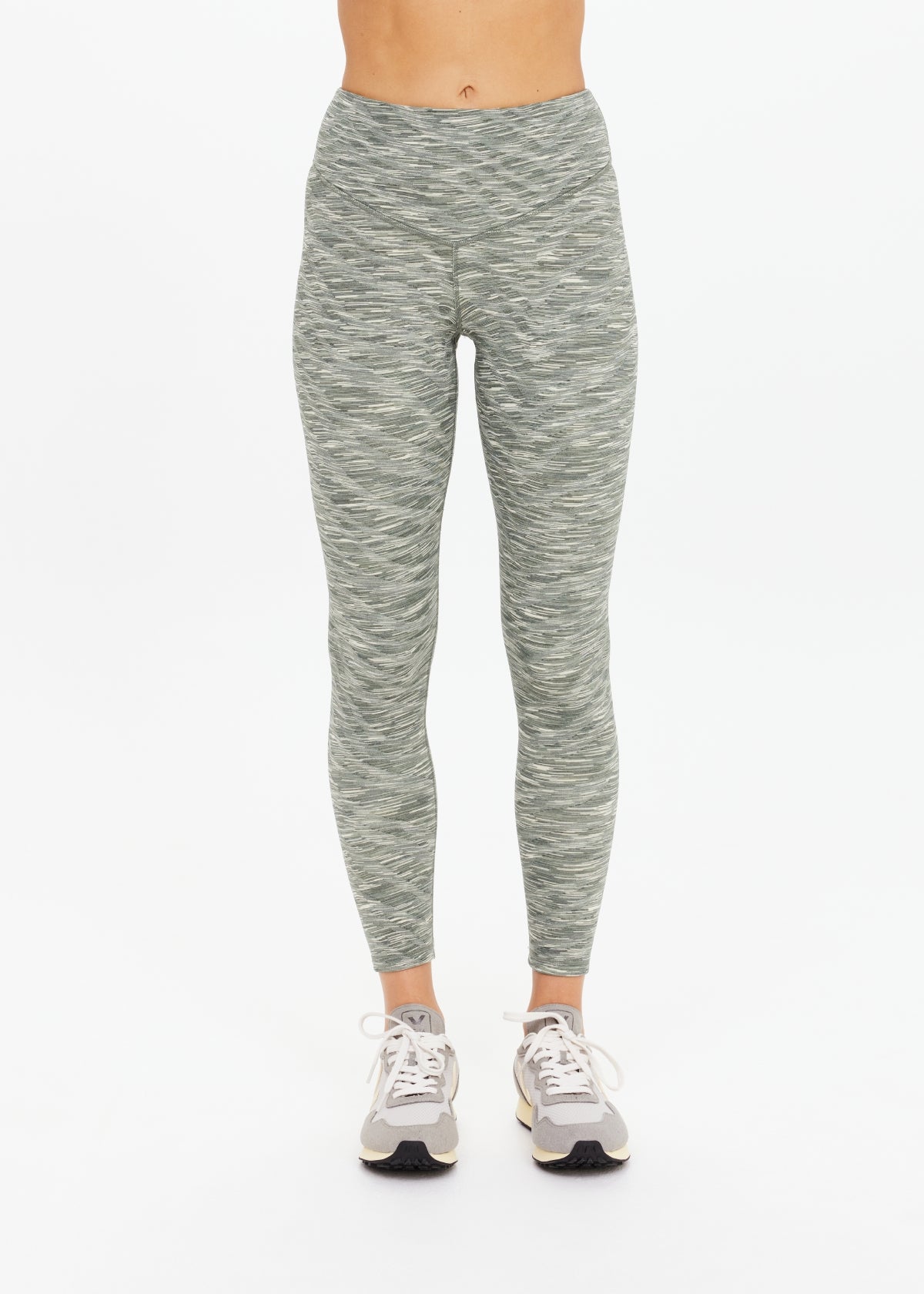 Reversible 25IN High Midi Pant - Green Marle