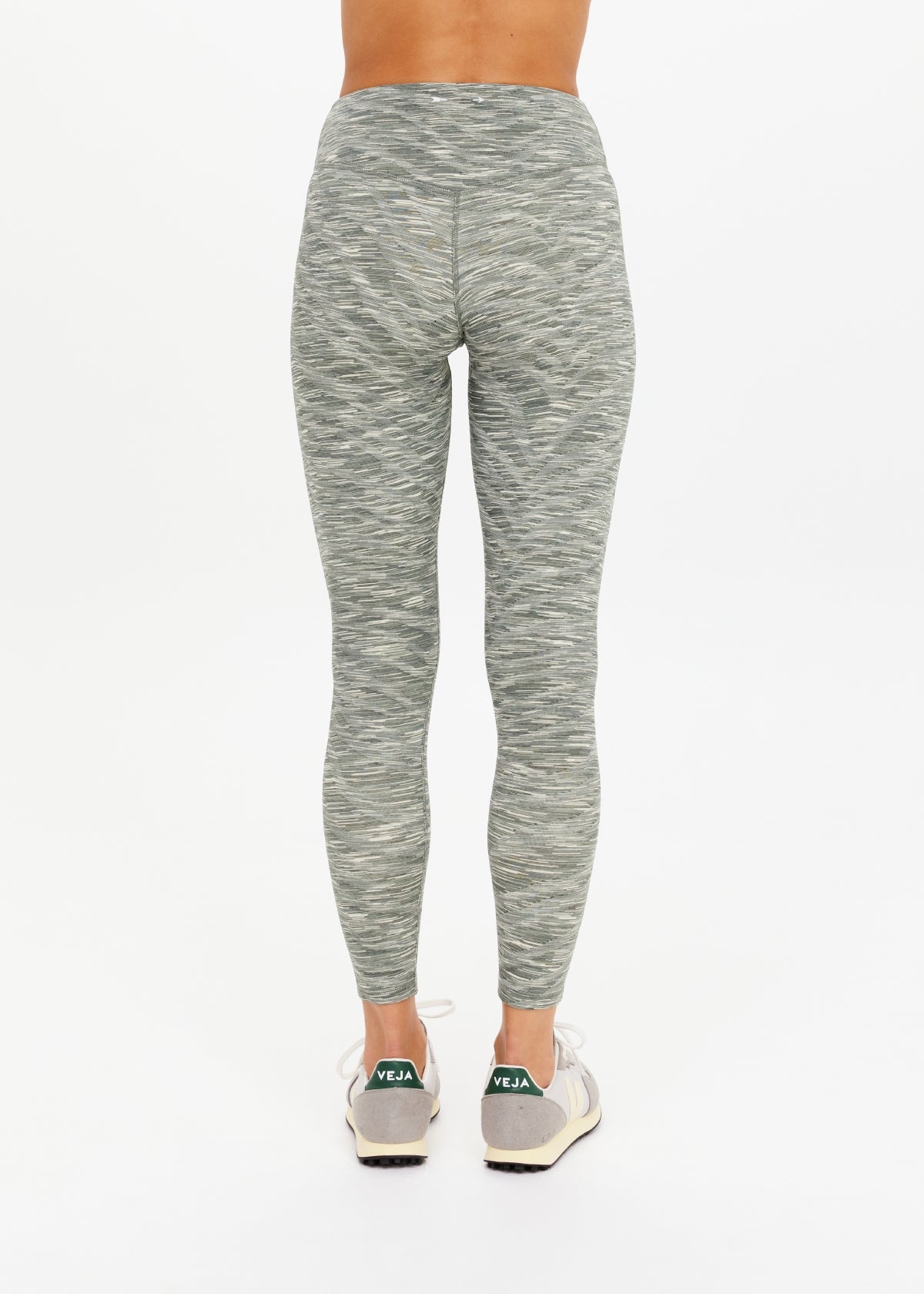Reversible 25IN High Midi Pant - Green Marle