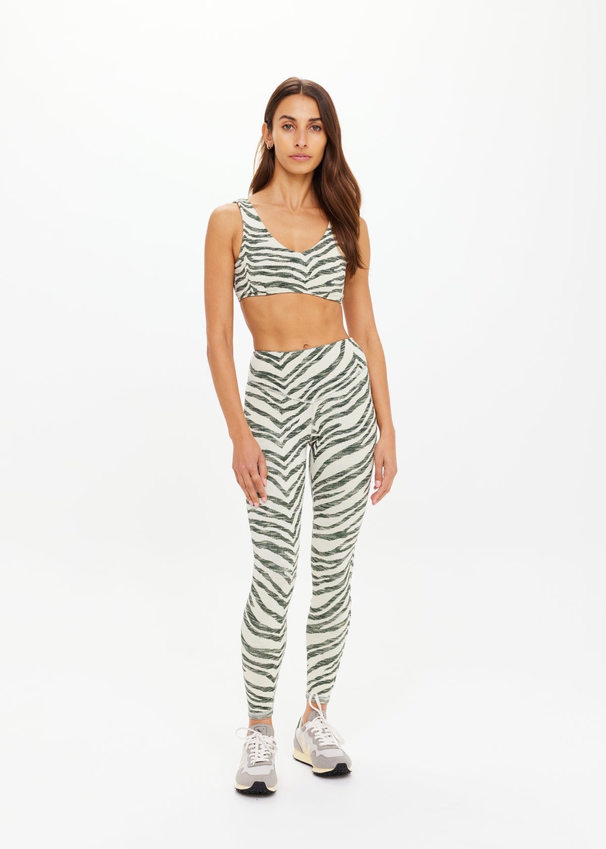 Reversible 25IN High Midi Pant - Green Marle
