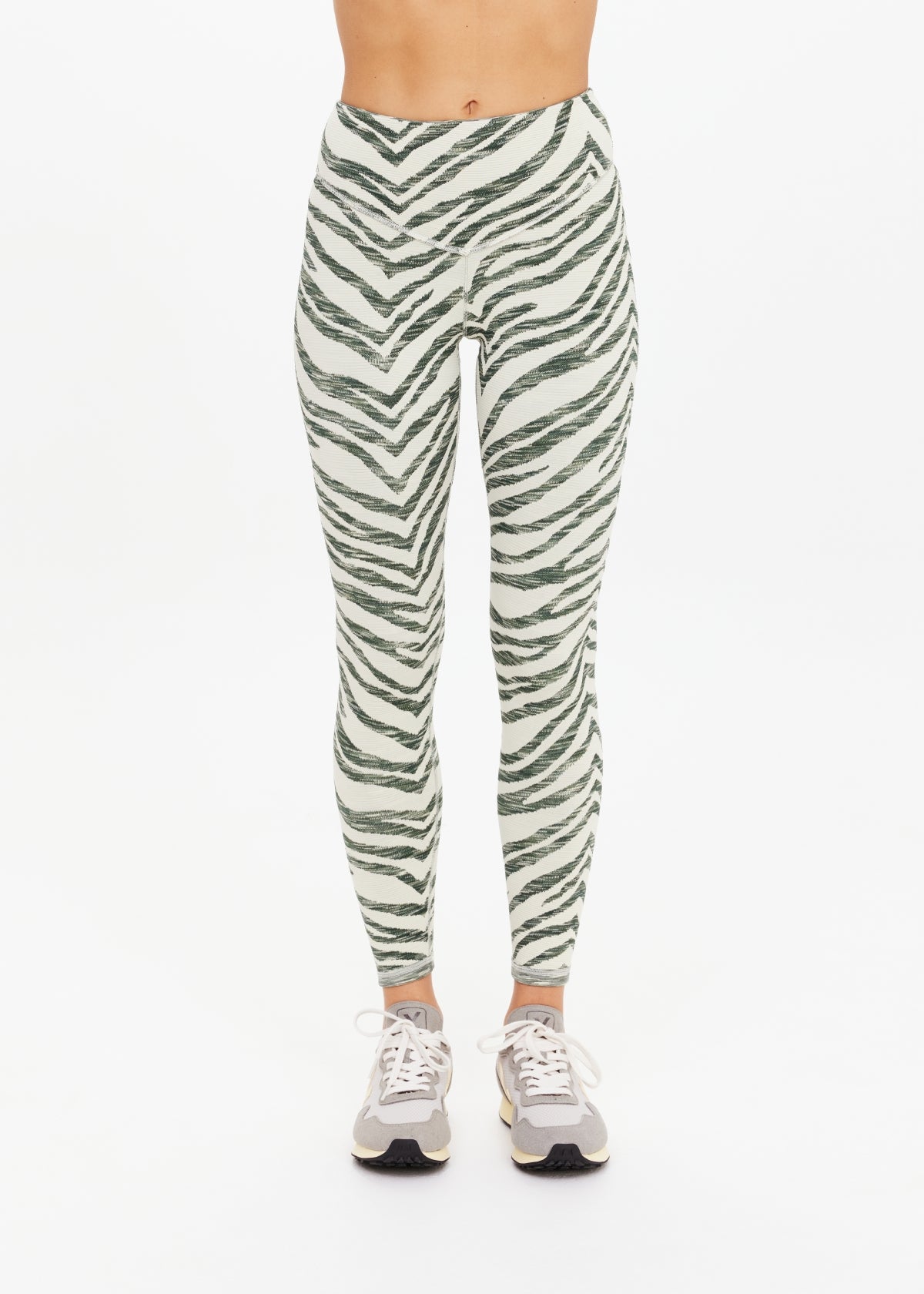 Reversible 25IN High Midi Pant - Green Marle