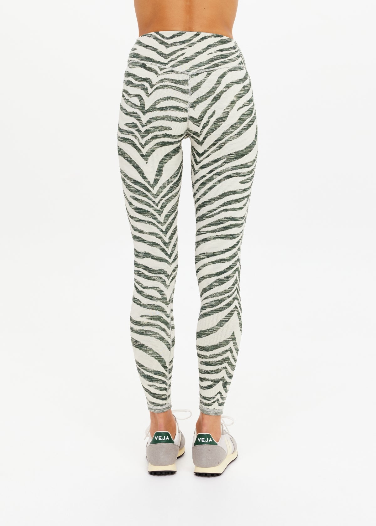 Reversible 25IN High Midi Pant - Green Marle