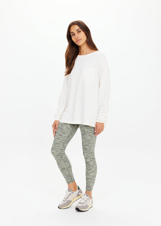 Soho Cara Long Sleeve Top - Creme