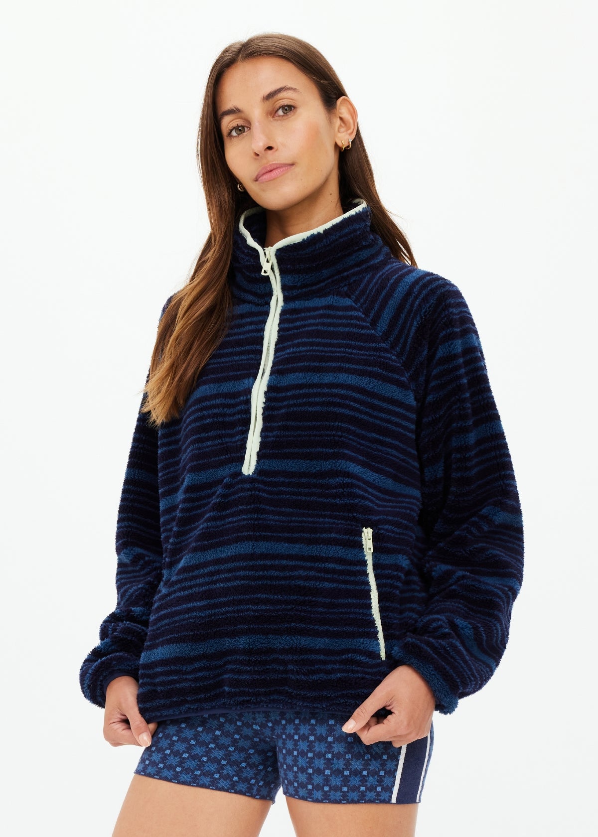 Harlow Fleece - Stripe