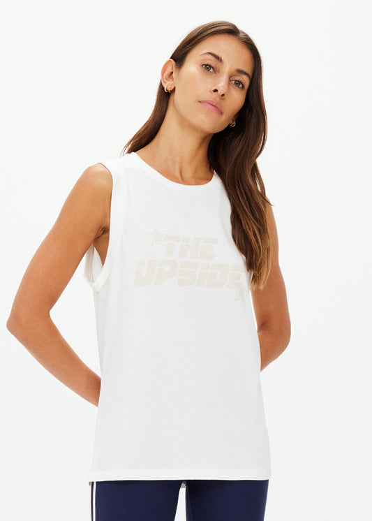 Stardust Jeet Tank Top - White